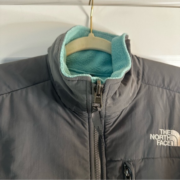 The North Face Women’s Denali Polartec Fleece Jacket Gray Teal Medium - Picture 5 of 14